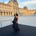 Aisha Dee Instagram – Surrounded by food, friends, and art 🥀 I love you @lancomeofficial 

#lancome #lancomeau #lancomexlouvre #lancomepartner