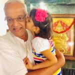 Aishwarya Rai Instagram - ✨❤️Love you eternally, dearest darling Daddy-Ajjaaa🥰💖🙏🤗💝😘🧿💐🌸🌹🌷🌸🌼🌺🪷🍀🌟🌈✨Thank you for all your Blessings🙏🧿✨