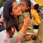 Aishwarya Sharma Bhatt Instagram – Happy birthday kookie  @saavi_rohiwal 🎂🥳 god bless you and love you so so much 😘😘😘

#birthdaygirl #saavi #aishwarya #maasikabaccha