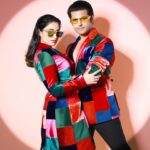 Aishwarya Sharma Bhatt Instagram – Whole spectrum of LOVE ❤️ 

Wearing- @_umangmehta 
Shot by- @a.rrajaniphotographer 

#aishwaryasharma #neilbhatt #neilkiaish #colours #love #vibrant
