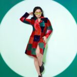 Aishwarya Sharma Bhatt Instagram - Whole spectrum of LOVE ❤️ Wearing- @_umangmehta Shot by- @a.rrajaniphotographer #aishwaryasharma #neilbhatt #neilkiaish #colours #love #vibrant
