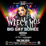 Aja Instagram - WRECKNO’S BIG GAY SOIRÉE Starring WRECKNO Category is: stars, statements, & legends. Performances from the true beauties and ICONS @ajathekween @misslalari. Tunes by the divas @kaleenazanders @sosusmusic @itsavasparks a full set by a VERY special guest 👀 Vendors! Food trucks! Pride! 🌈✨ Come thru and celebrate with us!! Tix on sale NOW 💕 18 | Tracks/ReelWorks | Doors 8PM