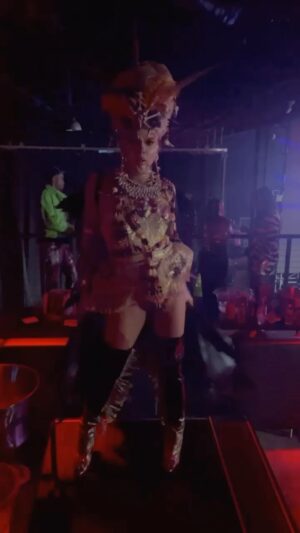 Aja Instagram - GP FEMALE FIGURE RUNWAY 🏆 The Legendary House of Comme des Garcons Presents “Black Is...” 🪶 AJA MIYAKE MUGLER 〽️〽️

I made it 2nd to last battle for that 11k but babyyyyy just being able to represent my culture today on stage was a win for me.

Thank you to the legendary house of Comme de Garçon! Congratulations on another amazing house ball, but also thank you for giving us a platform and stage to show the beauty and power in blackness. Tonight I was supposed to show up as an Orisha, and ofcourse I did none other than very orisha I am initiated to, OSHUN IBU KOLE. The Vulture!! 🪶🪶💛

Being able to portray her was a blessing 💛

Thank you to the iconic house of @miyakemugler.official as well for having my back, always checking in and pushing me to continue to be better. 

Fit @highwastedstudio 
All jewelery by me