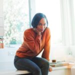 Aja Naomi King Instagram – Doesn’t everyone sit on their kitchen countertops posing waiting for food to magically appear…that’s how cooking works, right?! 🫠