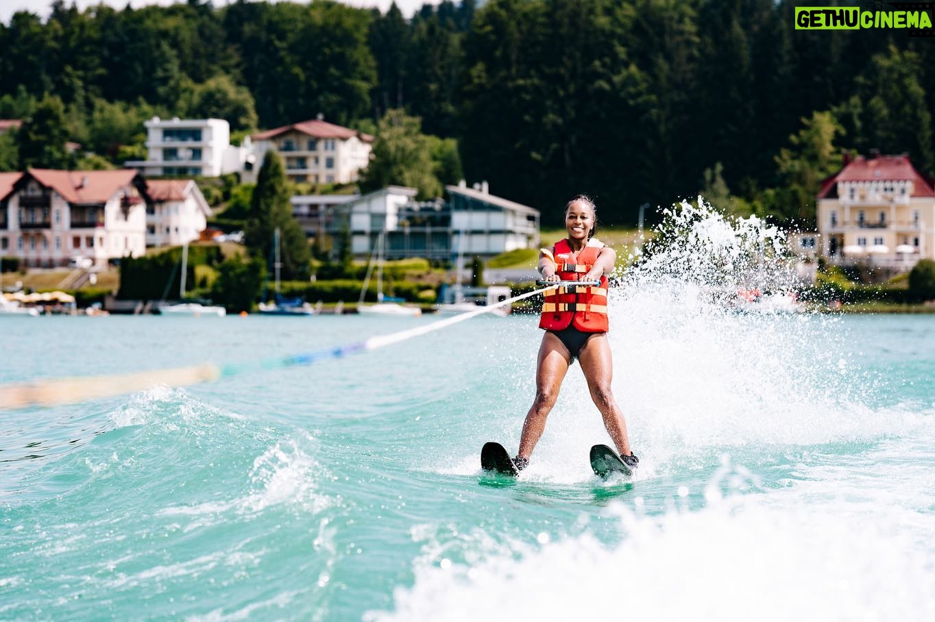Aja Naomi King Instagram - Just out here trying to conquer these water sports 🤣