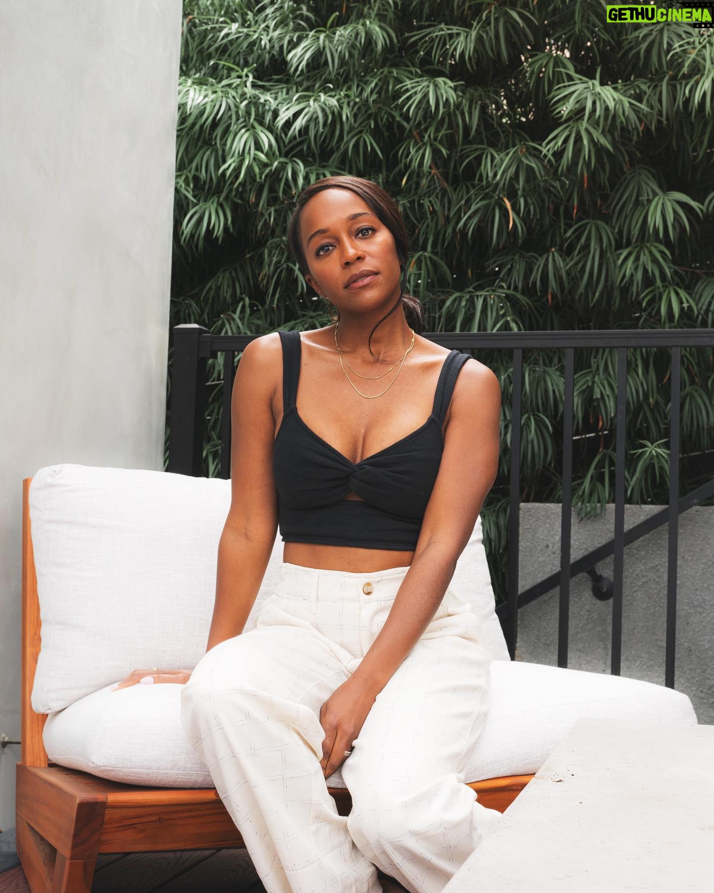 Aja Naomi King Instagram - Practicing looking casual whilst reclining on chair