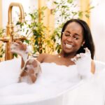 Aja Naomi King Instagram – I mean…who doesn’t love a bubble bath!