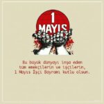 Ajda Pekkan Instagram – Üreten, hayat veren, alın teriyle ülkemizin büyümesine ve gelişmesine katkı sağlayan tüm emekçilerimizin 1 Mayıs Emek ve Dayanışma Günü’nü tebrik ediyorum.

Herkesin adil bir şekilde çalıştığı,hiçbir işçinin hakkının yenilmediği,umut dolu yarınlara kavuşabilmek umuduyla ❤️

Ajda
