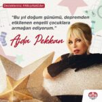 Ajda Pekkan Instagram – Bu sene 12 Şubat’ta doğum günüm vesilesiyle gelen tebrik mesajlarınız, telefonlarınız beni cok mutlu etti, sağlık ve huzurla nice güzel günlerde bir arada olmayı dilerken , bugün depremzede engelli çocuklarımıza hep birlikte destek olmamıza vesile olsun 🙏🏻🧿
Doğum günümde tutacağım tüm dilekler çocuklarımızın hayallerine dokunsun, sizler de bu hayallere ortak olun! Cerebral Palsy’li depremzede engelli çocuklarımızın ve ailelerinin önündeki engelleri iyiliği paylaşarak kaldıralım. Detaylı bilgi için @cerebralpalsytr sayfasını ziyaret edebilirsiniz.

Bağış kampanya linkine profilimden ulaşabilirsiniz. 

 
Link: https://is.gd/ZSU5h2
@sedefayguen @cerebralpalsytr @sahyayci