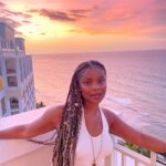 Ajiona Alexus Instagram - The sun is shining today. ☀️ Bitter sweet to see it go…🥲 But its in such a beautiful way🌅 Happy 50th Pops 🎂 We Love You Always❤️ •AAB