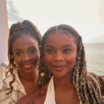 Ajiona Alexus Instagram - The sun is shining today. ☀️ Bitter sweet to see it go…🥲 But its in such a beautiful way🌅 Happy 50th Pops 🎂 We Love You Always❤️ •AAB