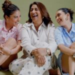 Akansha Ranjan Kapoor Instagram - bestie sandwich 🥪 with @elleindia 🤍