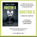 Alaska Instagram - Esta semana se presentó la novela/realidad ‘Doctor X el médico de la Dark Web’ donde nuestro amigo @caudevilla es el personaje principal. Los autores encargados de convertir su vida en ficción son @joseangelmanashdez y @jordi__ledesma… enhorabuena a todos, lo pasamos 💣💥 * Esta publicación NO tiene fines publicitarios - es una comunicación de preferencias personales o culturales que me gusta compartir porque entiendo que para eso son las redes sociales, y además, me gusta mostrar el trabajo de mis amigos.