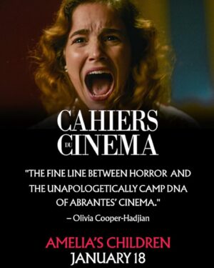 Alba Baptista Instagram - ‘A Semente do Mal’ estreia hoje em Portugal! 🥀🧬
‘Amelia’s Children’ premieres today in Portugal and in March all over North America!
Directed by our very own Gabriel Abrantes, who masterfully built a quality campy horror universe for all of us to enjoy. 🧸 
Also this cast is incredible and so was the crew. Obrigada Gabriel 🫂