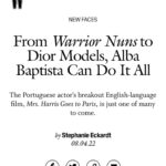 Alba Baptista Instagram – Thank you @wmag 🌷