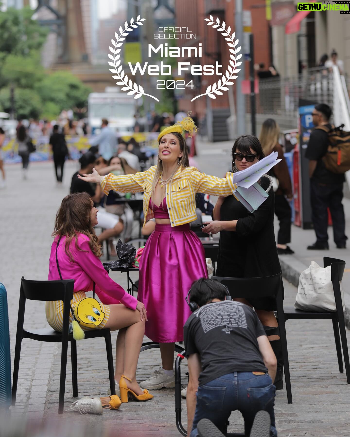 Alejandra Fosalba Instagram - Así de FELICES 🥹 💕🌈 • Gracias @miamiwebfest por nominarnos con #malenaysofialaserie 🎬❤️👯♀️ • Es tanto el trabajo que hay detrás, tantas las ganas 🥹 que esta nominación nos emociona y nos da fuerza para seguir creando y hacer realidad nuestros sueños ❤️ • #lossueñossehacenrealidad #behappy #newyork #laserie