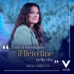 Alena Šeredová Instagram - @alenaseredova a #Verissimo: “Tutti ci meritiamo il lieto fine nella vita” ✨❤️