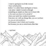 Alessandra Mastronardi Instagram - To all my sisters out there. Voglio scusarmi con tutte le donne che ho definito belle prima di definirle intelligenti o coraggiose scusate se ho fatto figurare le vostre semplicissime qualità innate come le prime di cui andare fiere quando il vostro spirito ha sbriciolato montagne d’ora in poi dirò cose come siete resilienti o siete straordinarie non perché non vi ritenga belle ma perché siete ben più di questo. Auguri sorelle, teniamoci la mano e restiamo unite. Inviatomi dal mio Fiore preferito @lavinc_lascript @rupikaur_