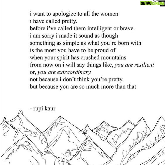 Alessandra Mastronardi Instagram - To all my sisters out there. Voglio scusarmi con tutte le donne che ho definito belle prima di definirle intelligenti o coraggiose scusate se ho fatto figurare le vostre semplicissime qualità innate come le prime di cui andare fiere quando il vostro spirito ha sbriciolato montagne d’ora in poi dirò cose come siete resilienti o siete straordinarie non perché non vi ritenga belle ma perché siete ben più di questo. Auguri sorelle, teniamoci la mano e restiamo unite. Inviatomi dal mio Fiore preferito @lavinc_lascript @rupikaur_