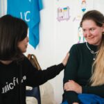 Alessandra Mastronardi Instagram - L’Unicef non conosce frontiere. Ma spazi di vicinanza tra il prima e il dopo. Seguendo la pace. @unicefitalia