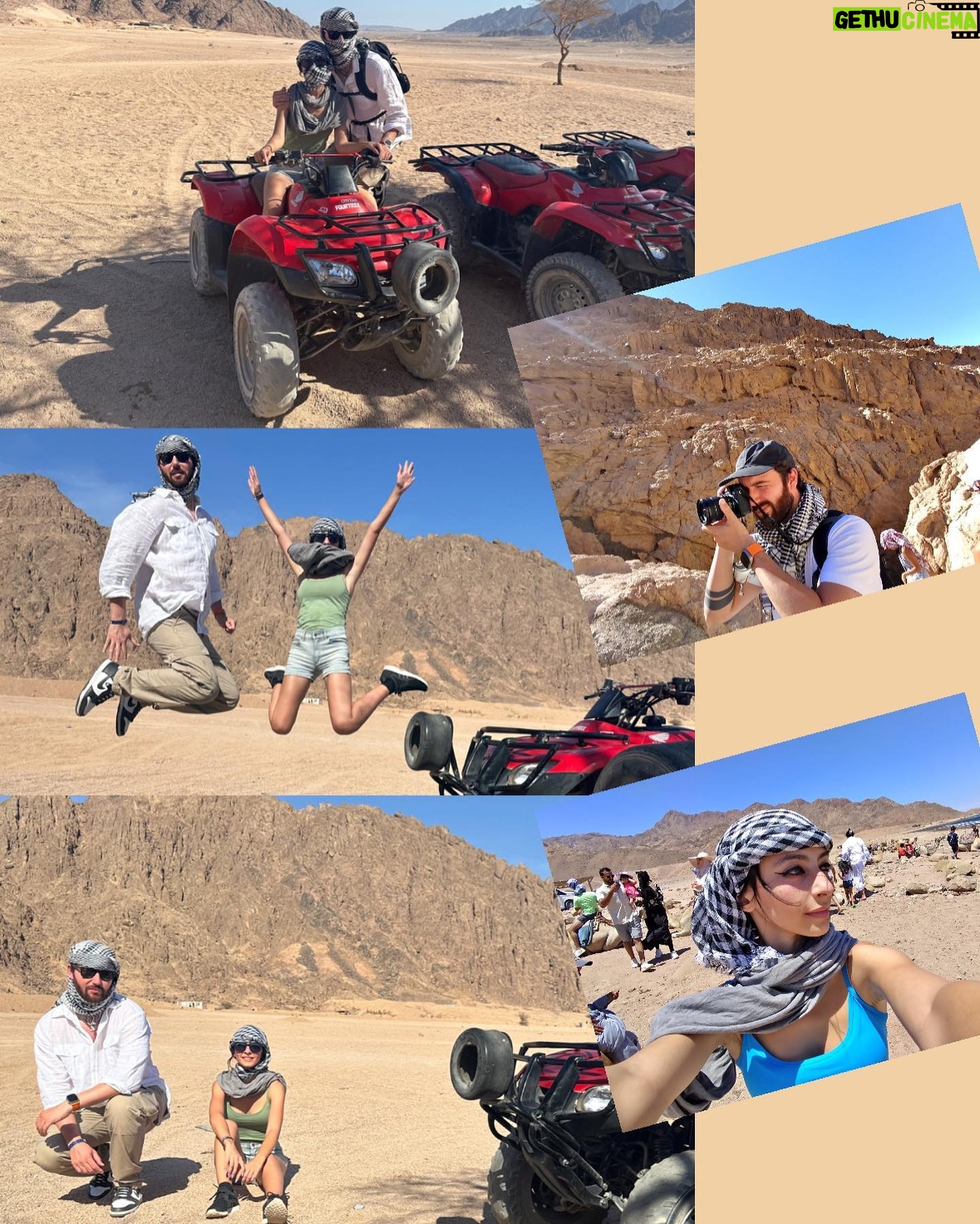 Alessia Tresoldi Instagram - These Egypt days π«π¦ β€οΈ Gli outfit che mi hanno accompagnata in questo viaggio sono di @sinsay Code: 847ITPSIN β> 10%off on all (available for 7 days with no limits on minimum spend) @sinsay_it _supplied_ #Egypt #Farsha #farshacafe #SharmElSheik #asia #Charmillion #charmillionclubresort #resort #desert #deserto #motorata #camels #cammelli #snorkeling #pink #barbie #feet #barbiefeet #tresoldi