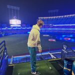Alex Lange Instagram – quick little dodgers stadium run with some of my favorite people