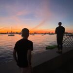 Alex Lange Instagram - no filter necessary. sharing sunsets in miami this week for the art basel @badboi expo with @karmagawa