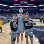 Alex Lange Instagram - it was such an incredible feeling seeing our photos up on the screen and i’ll never forget this trip. so much love to the spurs for taking us in, and obviously to the amazing @marckeiser @jeffkassel (and everyone else that worked on this)
