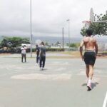 Alex Lange Instagram - time of my life on the islands… even tho i got reverse-dunked on by @milesbridges …. 🕺🏼