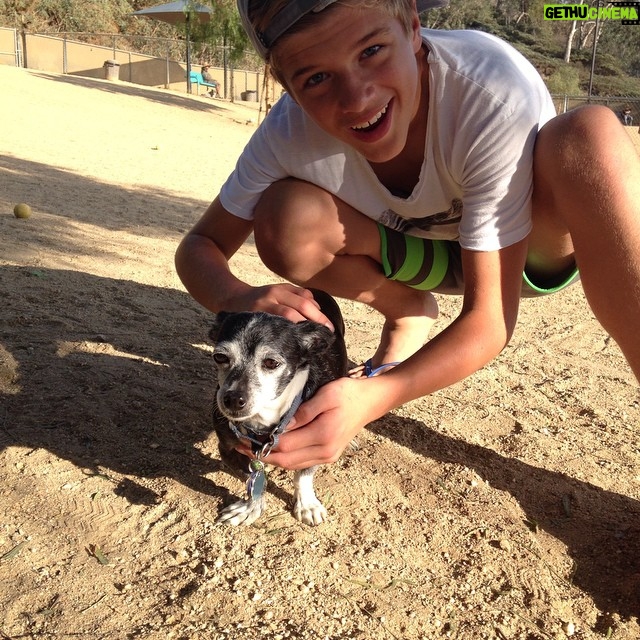 Alex Lange Instagram - Met the coolest doggy ever; meet Yoda 🐶