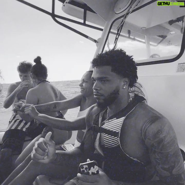 Alex Lange Instagram - time of my life on the islands… even tho i got reverse-dunked on by @milesbridges …. 🕺🏼