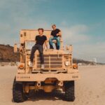 Alex Lange Instagram - so... he bought a military truck 😂😂