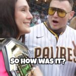 Alexa Grasso Instagram - Joining @alexa_grasso 🇲🇽🏆 for Cermonial 1st Pitch @padres ⚾️ #AlexaGrasso #UFC #FirstPitch #Padres #FlyweightChamp