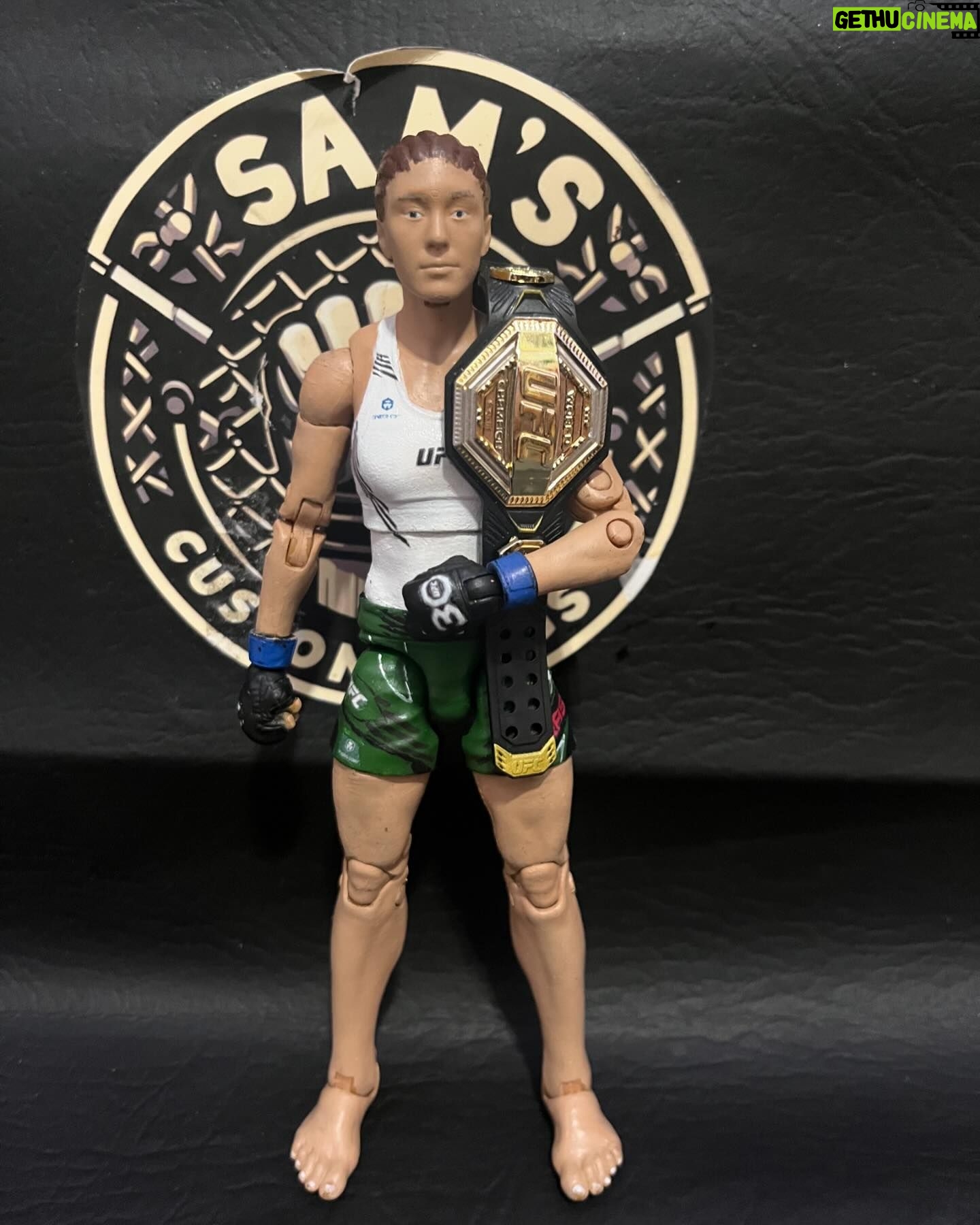 Alexa Grasso Instagram - Back again with another UFC custom figure, and it is of the current UFC Women’s Flyweight Champion of the world, Alexa Grasso! This is also my first ever female custom figure, how’d I do? This is based off her unexpected submission victory against Valentina Shevchenko at UFC 285! Head: My 3D print Body: Amanda Nunes Arms: Amanda Nunes Upper Legs: Amanda Nunes Lower Legs: Amanda Nunes Decals: Me #UFC30YEARS #UFC #customactionfigure #custom #actionfigure #art #thegreatestofalltime #venum #everlast #reebok #fighting #MMA #boxing #photography #champchamp #jazwares #mattel #champion #belt #flyweight #Alexa #Grasso #AlexaGrasso #UFC285