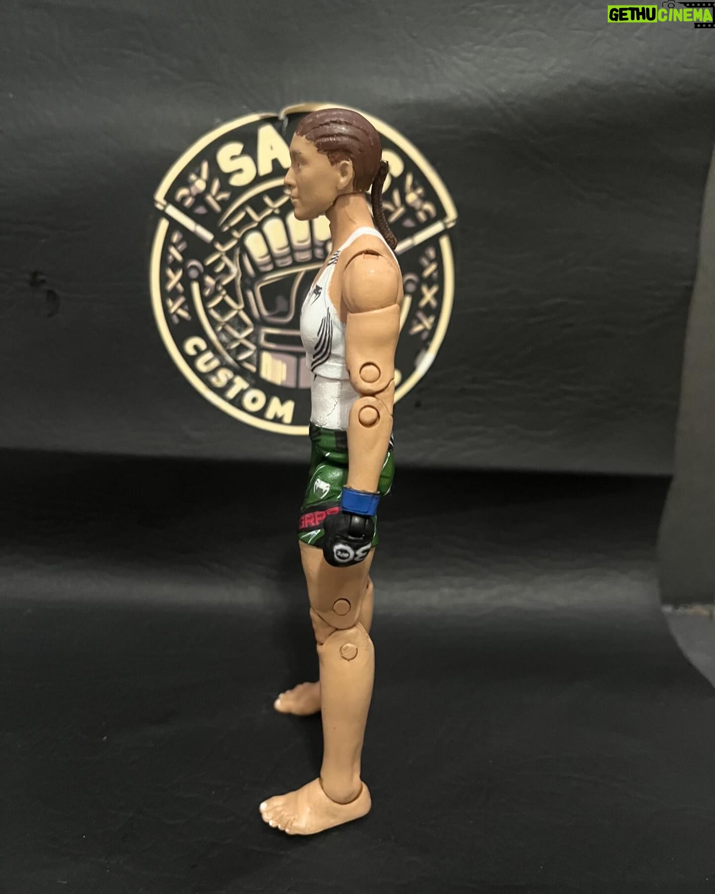 Alexa Grasso Instagram - Back again with another UFC custom figure, and it is of the current UFC Women’s Flyweight Champion of the world, Alexa Grasso! This is also my first ever female custom figure, how’d I do? This is based off her unexpected submission victory against Valentina Shevchenko at UFC 285! Head: My 3D print Body: Amanda Nunes Arms: Amanda Nunes Upper Legs: Amanda Nunes Lower Legs: Amanda Nunes Decals: Me #UFC30YEARS #UFC #customactionfigure #custom #actionfigure #art #thegreatestofalltime #venum #everlast #reebok #fighting #MMA #boxing #photography #champchamp #jazwares #mattel #champion #belt #flyweight #Alexa #Grasso #AlexaGrasso #UFC285
