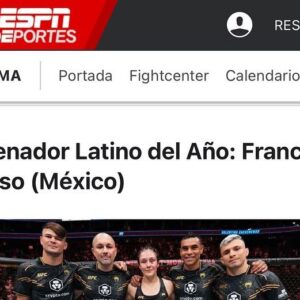 Alexa Grasso Instagram - Este fue un año increíble para nuestro equipo 🐺🇲🇽🇧🇷💥
@lobogymma @brazilianwarriorscentral 
Logramos 3 peleas de campeonato
Ganamos 1 título mundial en UFC
Bonos de performance y mejores peleas
Todo esto ha sido gracias al gran trabajo que hace nuestro coach @franciscograssolobo , él es la mente maestra detrás de cada uno de nuestros éxitos
Ha sido paciente y persistente en sacar lo mejor de nosotros en cada entrenamiento, en cada pelea y en la vida
Verlo ganar el reconocimiento del mejor coach latino 2023 por ESPN es algo que nos llena de orgullo porque sabemos en carne propia cuánto y cómo se obsesiona en todo lo que nos enseña.
Gracias coach 🫡
Hasta donde tope ❤️‍🔥