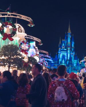 Alexa PenaVega Instagram - What a magical day!  A belated bday celebration for our Oceanito. Feliz cumpleaños Ocean!!! A big gracias to  @disneyparks @waltdisneyworld AND our amazing guide Dana for making it as magical as we dreamed it would be! #WaltDisneyWorld #DisneyHolidays @disneyworld.latino  #DisneyFamilia #spanglish Ps. Kingston is still crushing hard on all the princesses. He’s determined to marry Rapunzel FOR REAL. 🤣