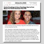 Alexa PenaVega Instagram – We’re so excited to announce that @therealcarlospena and @vegaalexa will star in their first movie for Great American Pure Flix, ‘Mr. Manhattan’, premiering on May 24th! 💙