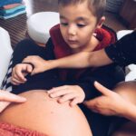 Alexa PenaVega Instagram - Nothing quite like the miracle of a baby growing in a mothers womb ♥️ “For you created my inmost being; you knit me together in my mother’s womb”. Feeling this little baby play and and kick… and then watching Ocean, Kingston and Rio discover their little sibling is such an emotional experience. Feeling the kicks with me. Watching the little flips my belly does. The joy we all get from this little life we don’t yet know… That’s how I know it’s nothing short of a miracle.