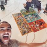 Alexa PenaVega Instagram - This week we managed to complete puzzles 5,6,7,8, & 10 / 52 !!! Had to make up for the last few weeks! #puzzle #family