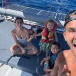 Alexa PenaVega Instagram – A perfect day on the water with the fam :) SWIPE -> to see Kingston living his best life 😂