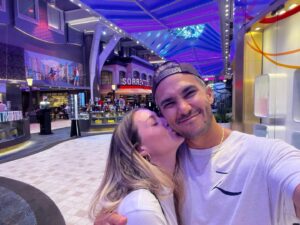 Alexa PenaVega Instagram - Last week we took our first solo trip together with no kids, no family, no friends, no work…just us… in almost 6 years. GUYS!! Why did we wait so long! Our marriage has been strong and amazing but there are times where you feel like your drowning. Raising 3 kids is TOUGH. And it got to a place where we were just burnt out. The days were long and the nights of interrupted sleep even longer. After a week of being able to talk. Like really talk. And sleep. Like RESTFUL sleep. We feel more connected than ever. Not to mention an appreciation for our kids that we had lost. For those of you putting off that kid free trip to reconnect with your partner. STOP PUTTING IT OFF! Even if you can only get away for ONE night… your kids will be fine! Mommy and daddy need to make sure they are at their best!!!Hands down - Best week of my life with my best friend. And we can’t wait to do it again :) and yes… obviously we went on a cruise 🚢 ❤️ our favorite way to vacay! #couplestrip