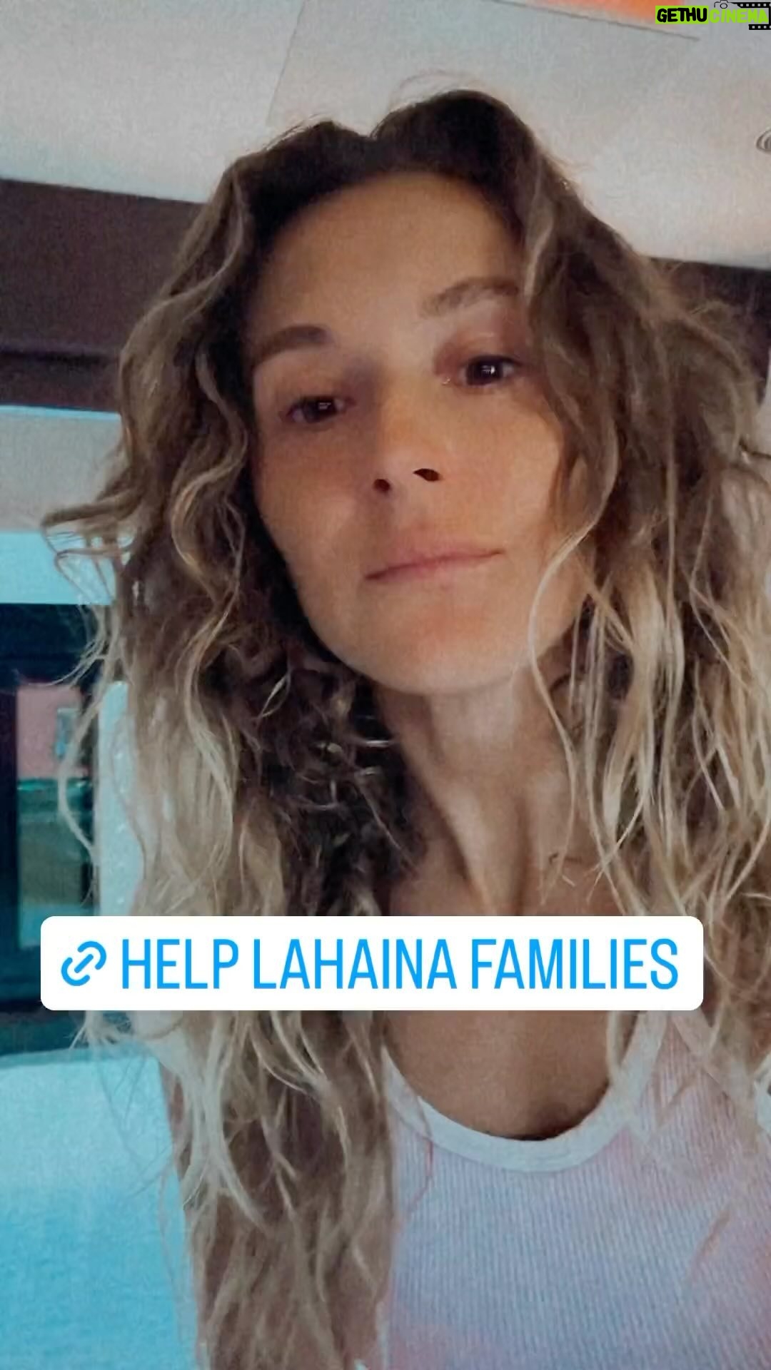 Alexa PenaVega Instagram - Go fund me link in bio. Please help our ohana by donating. If you are visiting Maui please go home. Resources are very limited on the island right now and locals need everything they can get.