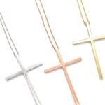 Alexa PenaVega Instagram – @leenabell and @vegaalexa 
The Crosses are back! We had so many requests to bring ‘em back…so we did! ✨On my site NOW! Link in Bio! 
✝️Available in 14k Rose, White, and Yellow Gold! 
💎With Diamonds or Plain
1.5” of Natural Diamonds and Solid Gold! You can shower and sleep in them and they will never change color! 😍
🔸Adjustable lengths!
Loved designing these with you @vegaalexa 💕
