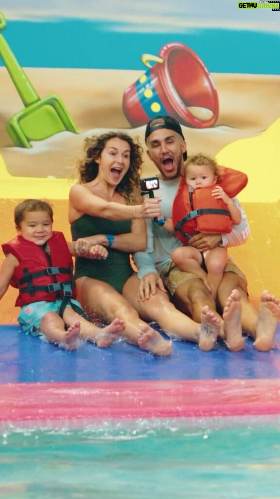 Alexa PenaVega Instagram - What’s up FAMILIA!!! We ❤ waterparks & could not be more psyched that National Waterpark Day is only TWO DAYS AWAY!! Celebrate @kalahariresorts on Friday, July 28th. Mark your calendars because on Friday ONLY you can use Promo Code WATERPARK to save up to 30% off your next resort stay and $10 off of waterpark day passes! Which Kalahari location is your favorite? We have been to Wisconsin, Texas AND Pennsylvania! Click the link in our bio to learn more! #NationalWaterparkDay #MakeMoreMemories #LoveKalahari #ad