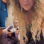 Alexa PenaVega Instagram – 3AM trailer jams – overnight shoots call for music sessions during lunch 🎤 🎶 🌊 #waves