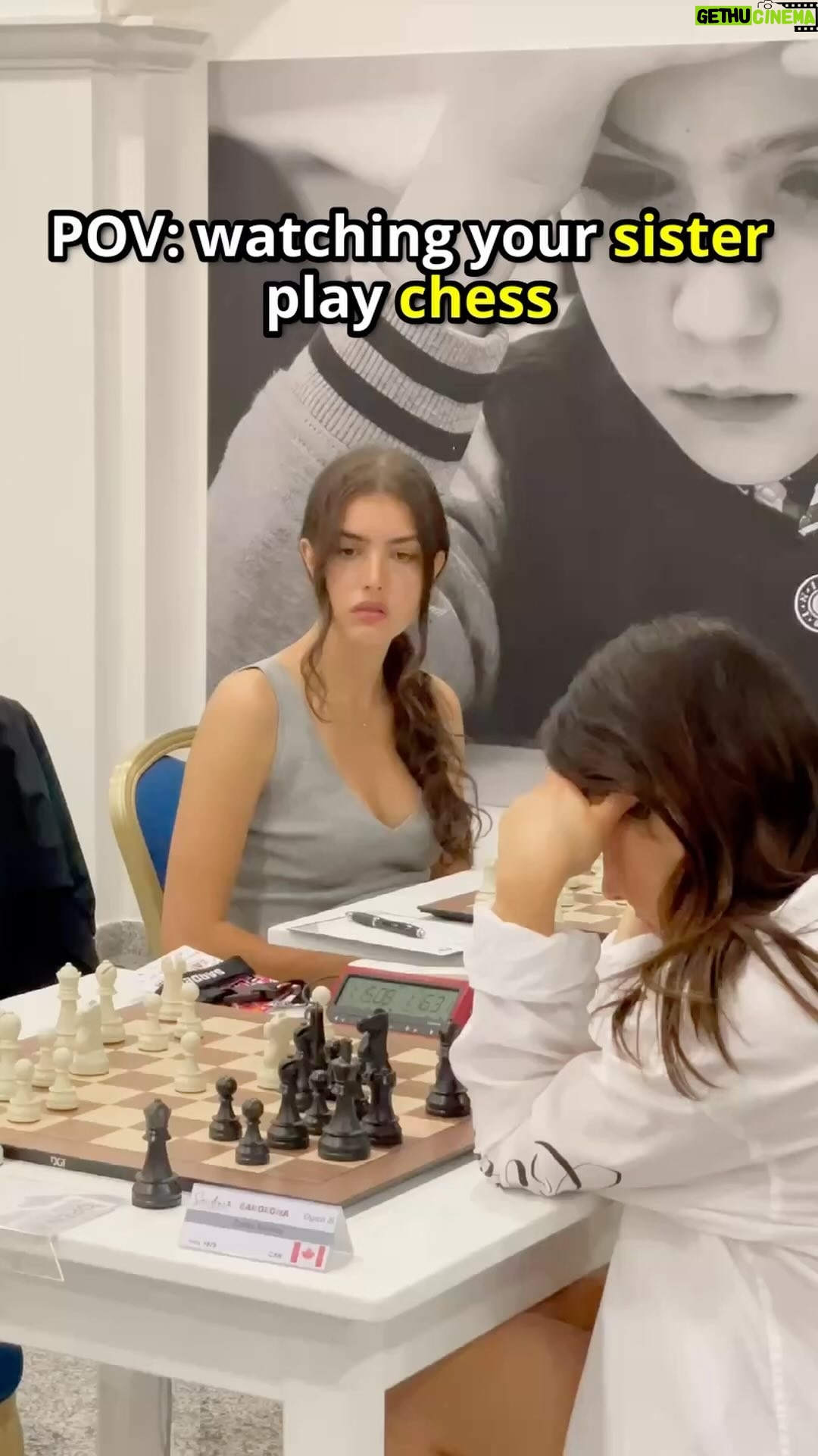 Alexandra Botez Instagram - being competitive chess players be like