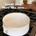 Alexandra Breckenridge Instagram – Curry lentil stew. 
Amazing over rice 
On its own
With crackers
Chimichurri 
Sour cream 
Whatever you want. This is a crowd pleaser!!!!! 🥰💕🌈