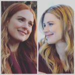Alexandra Breckenridge Instagram – Are you a #mel fan or #sophie fan..?❤️🧡💛💚💙💜