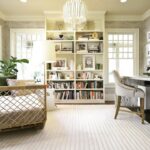 Alexandra Breckenridge Instagram – I can’t believe this is my office!!! Thanks to @rcartwrightdesign 
Rebecca is a Genius!! wallpaper – @schumacher1889
floor lamp – @visualcomfortco
chandelier – @arteriorshome
desk – @aronsonwoodworks
daybed – @serenaandlily
rug – @jaipurliving
Photographs-@soniceditions